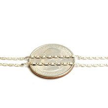 Load image into Gallery viewer, 10K 3 color gold 1.6mm thin valentino chain Necklace fine gift jewelry 1.6g 18"