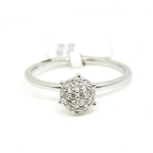 Load image into Gallery viewer, 0.26ct Genuine diamond 14k White Gold Women engagement wedding Ring gift Size 7