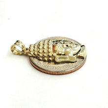 Load image into Gallery viewer, New 10k yellow gold buddha Buda Buddah pendant charm fine religious jewelry 2.2g