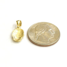 Load image into Gallery viewer, New 14k yellow Gold tiny Skull mummy dead Bone Pendant Gift fine jewelry 1.4g