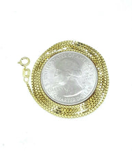 Load image into Gallery viewer, New 14K Yellow Gold 0.95mm Square Box Chain Necklace fine gift jewelry 3.7g 24"