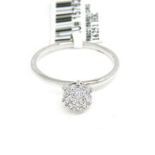 Load image into Gallery viewer, 0.26ct Genuine diamond 14k White Gold Women engagement wedding Ring gift Size 7