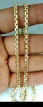Load image into Gallery viewer, New 10K yellow gold 3.90mm round box chain Necklace fine gift jewelry 22.7g 32"