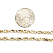 Load image into Gallery viewer, 10K real yellow gold 3.75mm Turkish chain Necklace gift fine jewelry 24" 21.3g