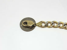 Load image into Gallery viewer, New Men's Women's 10K two tone Gold hollow Cuban Link bracelet 10.75mm 9" 17.3g