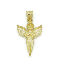 Load image into Gallery viewer, New 10k yellow Gold full body angel Pendant charm fine gift jewelry unisex 1g