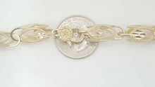 Load image into Gallery viewer, 14K yellow gold 8mm Turkish chain Necklace 28" fine gift jewelry unisex 71.8g