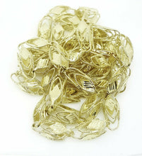 Load image into Gallery viewer, New 10K real yellow gold 9mm Turkish chain Necklace gift fine jewelry 40" 99.4g