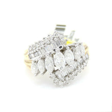 Load image into Gallery viewer, 2.00ct Genuine Diamond 14k yellow Gold Women anniversary wedding Ring Size 7