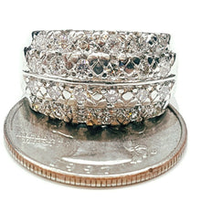 Load image into Gallery viewer, 1.00Ct genuine diamond platinum Women's anniversary wedding Ring gift Size 6.25