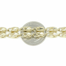 Load image into Gallery viewer, New 14K yellow gold 4.5mm Turkish chain Necklace fine gift jewelry 27.5" 35.2g
