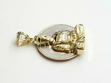 Load image into Gallery viewer, New 10k yellow gold buddha Buda buddha pendant charm fine religious jewelry 3g