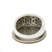 Load image into Gallery viewer, Pre owned 1ct Genuine diamond 14k White Gold Women anniversary band Size 7.25