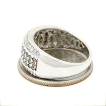 Load image into Gallery viewer, Pre owned 1ct Genuine diamond 14k White Gold Women anniversary band Size 7.25