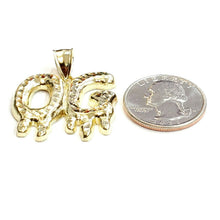 Load image into Gallery viewer, 10k yellow Gold OG original gangster word Pendant diamond cut fine jewelry 5.3g