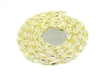 Load image into Gallery viewer, 10K real yellow gold 5.5mm Turkish chain Necklace fine gift jewelry 28" 38.6g