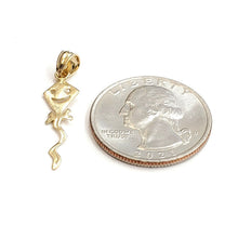 Load image into Gallery viewer, New 14k yellow Gold tiny kite for kids Pendant charm gift fine jewelry 0.6g
