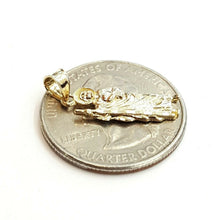 Load image into Gallery viewer, 10k yellow gold tiny saint Jude juda pendant fine religious gift jewelry 0.6g
