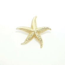 Load image into Gallery viewer, 14k yellow Gold starfish Pendant charm necklace gift for her jewelry 0.99" 3.4g