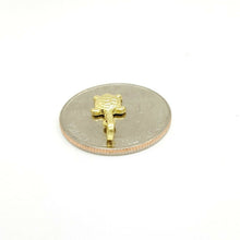 Load image into Gallery viewer, New 14k yellow gold hollow tiny turtle full body pendant fine gift jewelry 0.5g
