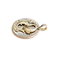 Load image into Gallery viewer, New 14k yellow Gold Pisces fish zodiac sign Pendant astrology fine jewelry 1.9g