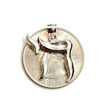 Load image into Gallery viewer, 14k white gold chai Hay Jewish kabbalah god pendant charm religious jewelry 2.4g