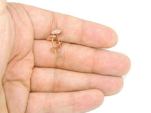 Load image into Gallery viewer, 14k Rose Gold 0.18Ct Round Diamond stud Earrings for women Push Back Fastening