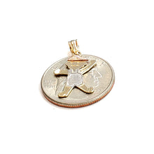 Load image into Gallery viewer, New 14k tri color gold baby boy kid Pendant charm fine gift jewelry unisex 1.2g