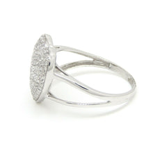Load image into Gallery viewer, 0.50Ct Natural Diamond In 14k white Gold Women's heart Ring fine gift Size 7.25