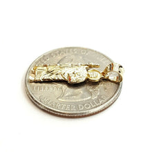 Load image into Gallery viewer, 10k yellow gold tiny saint Jude juda pendant fine religious gift jewelry 0.6g