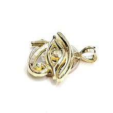 Load image into Gallery viewer, 10k yellow Gold Egyptian eye of Horus protection Pendant fine gift jewelry 3.9g