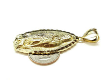 Load image into Gallery viewer, 10k gold virgin Mary Guadalupe pendant charm gift fine religious jewelry 8.9g