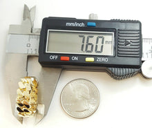 Load image into Gallery viewer, 14K solid Yellow Gold Cuban link Ring Band fine gift jewelry 9.3g 7.6MM size 9.5