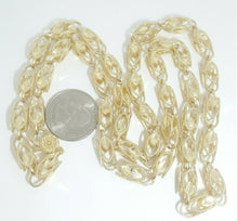 Load image into Gallery viewer, New 14K yellow gold 6.5mm Turkish chain Necklace fine gift jewelry men 28" 59g