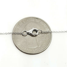 Load image into Gallery viewer, 14k white Gold 0.09Ct Diamond star necklace gift for her 18" adjustable chain