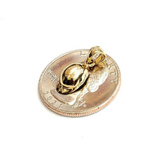Load image into Gallery viewer, 14k yellow Gold Tiny 3D Baseball Hat Cap Pendant charm sport fine jewelry 1.1g