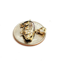 Load image into Gallery viewer, New 14k yellow Gold Pig full body animal Pendant charm fine jewelry 2.2g