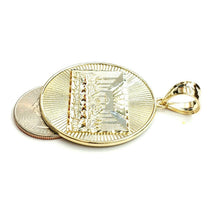 Load image into Gallery viewer, New 10k yellow gold last supper pendant charm fine gift religions jewelry 8.8g