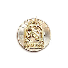 Load image into Gallery viewer, 14k yellow Gold Capricorn zodiac sign astrology Pendant charm fine jewelry 1.2g