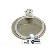 Load image into Gallery viewer, 0.26ct Genuine diamond 14k White Gold Women engagement wedding Ring gift Size 7