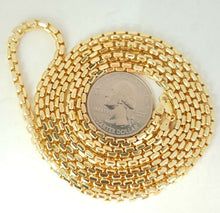 Load image into Gallery viewer, New 10K yellow gold 3.90mm round box chain Necklace fine gift jewelry 22.7g 32"