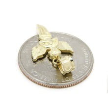 Load image into Gallery viewer, New 10k yellow Gold full body angel Pendant charm fine gift jewelry unisex 1g