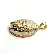 Load image into Gallery viewer, New 10k yellow gold buddha Buda Buddah pendant charm fine religious jewelry 2.2g