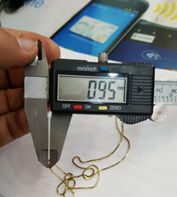 Load image into Gallery viewer, New 14K Yellow Gold 0.95mm Square Box Chain Necklace fine gift jewelry 2.9g 20"