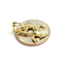 Load image into Gallery viewer, 10k yellow solid Gold Sagittarius Archer Zodiac Sign Pendant fine jewelry 1.4g