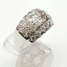 Load image into Gallery viewer, 1.00Ct genuine diamond platinum Women's anniversary wedding Ring gift Size 6.25