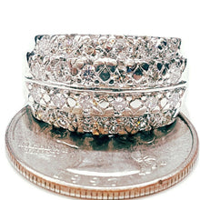 Load image into Gallery viewer, 1.00Ct genuine diamond platinum Women's anniversary wedding Ring gift Size 6.25