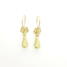 Load image into Gallery viewer, New 14k yellow Gold Hollow eye drop Earrings for female fine gift jewelry 1.2g