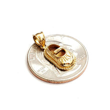 Load image into Gallery viewer, 14K Yellow Gold 3D Classic baby girl Shoe Charm Pendant gift Fine Jewelry 1.5g