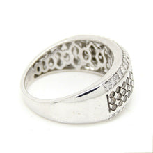 Load image into Gallery viewer, Pre owned 1ct Genuine diamond 14k White Gold Women anniversary band Size 7.25